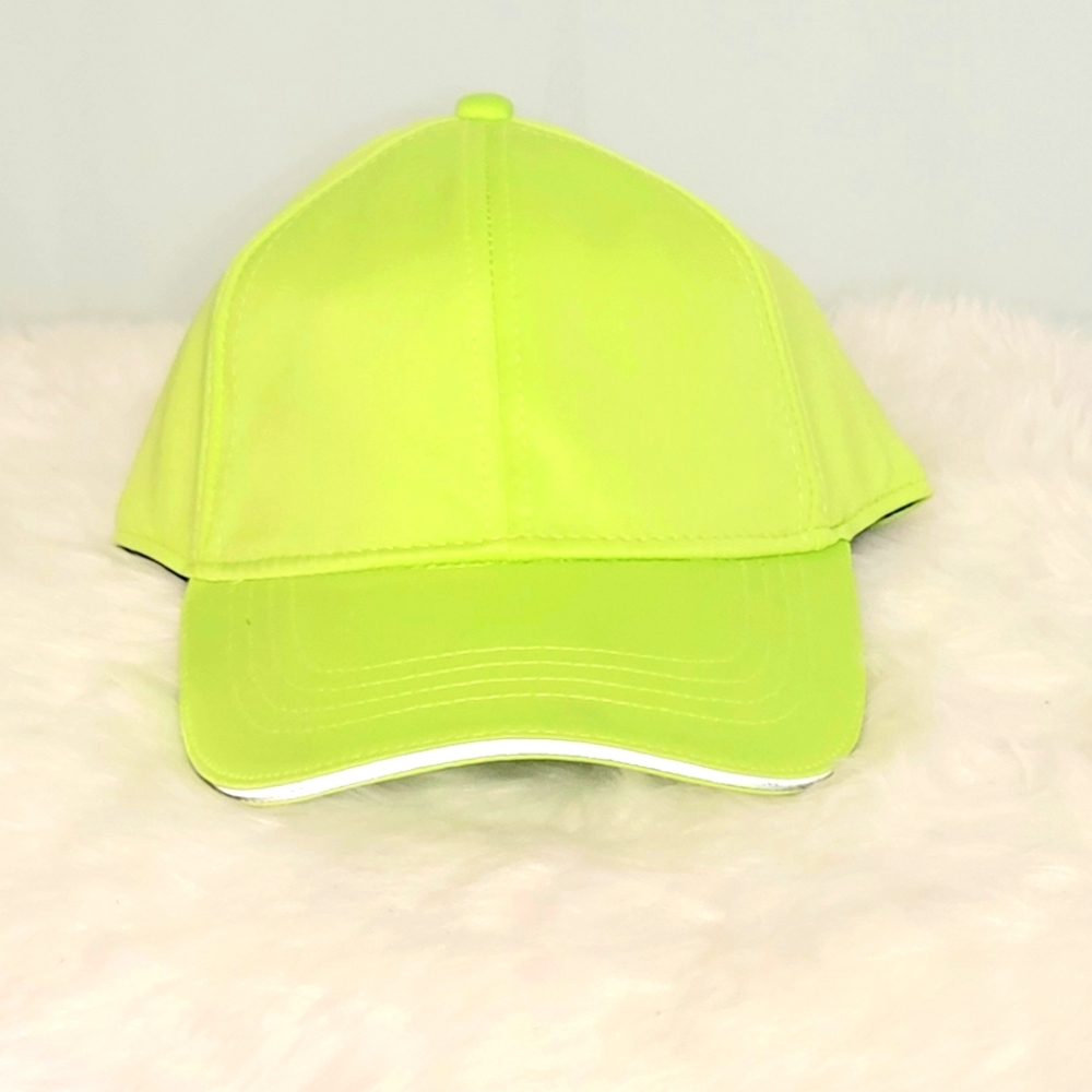 NWT - Athletic Works Green Reflective Light Baseball Cap